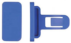 Blue Bumper Clip