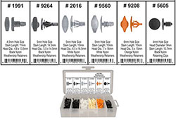 Weatherstrip Retainer Assortment