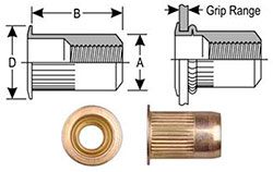 10-1.50mm Thread Nutsert