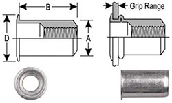 10-1.50mm Thread Nutsert