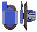 Blue Nylon Moulding Retainers