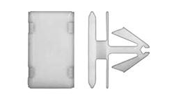 23/64" Body Side Moulding Clips