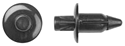 6mm Black Push-Type Retainer