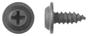 1/2" Black Trim Screw