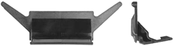 Black Windshield Moulding Clips