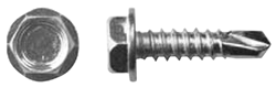 8 x 1/2" Zinc Tek Screw