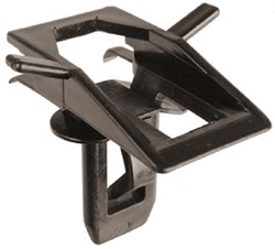 Black Nylon Moulding Clips