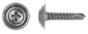 1 1/4" Black SEMS - TEK Screw