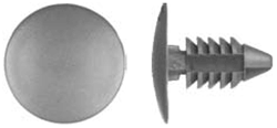 1/4" Gray Shield Retainers