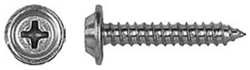 8 x 1"  Zinc Screw w/Washer