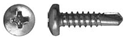 10 x 3/4" Zinc Teks Screws