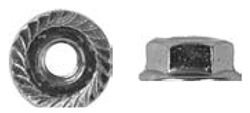 #10-24 Bolt Size, Flange Nuts