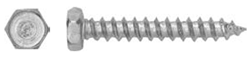 10 x 1 1/2" 5/16" H Zinc Screw