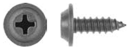 8 x 1/2" Black Finish Screw