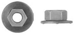 6-1.00mm Hex Nut w/Washer