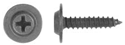 8 x 3/4" Black Trim Screw