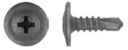 8 x 1/2" Black Finish Screw