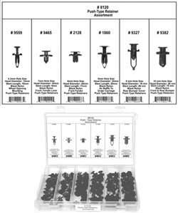 Push Type Retainer Assortment