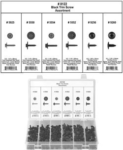 Black Trim Screw Assortment