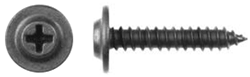 10 x 1" Black Trim Screw