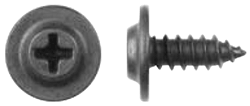 10 x 1/2" Blk Finish Screw