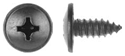 6.3 - 1.81 x 16mm Black Screw