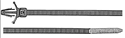 8" Push Mount Cable Tie - Black