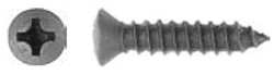 8 x 3/4 #6 Black Trim Screw