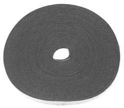 1/8" Black Weatherstrip Roll