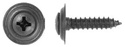 8 x 3/4" #6 Black Trim Screw