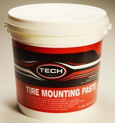 White Tire Mounting Paste